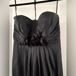 Beautiful long black dress!